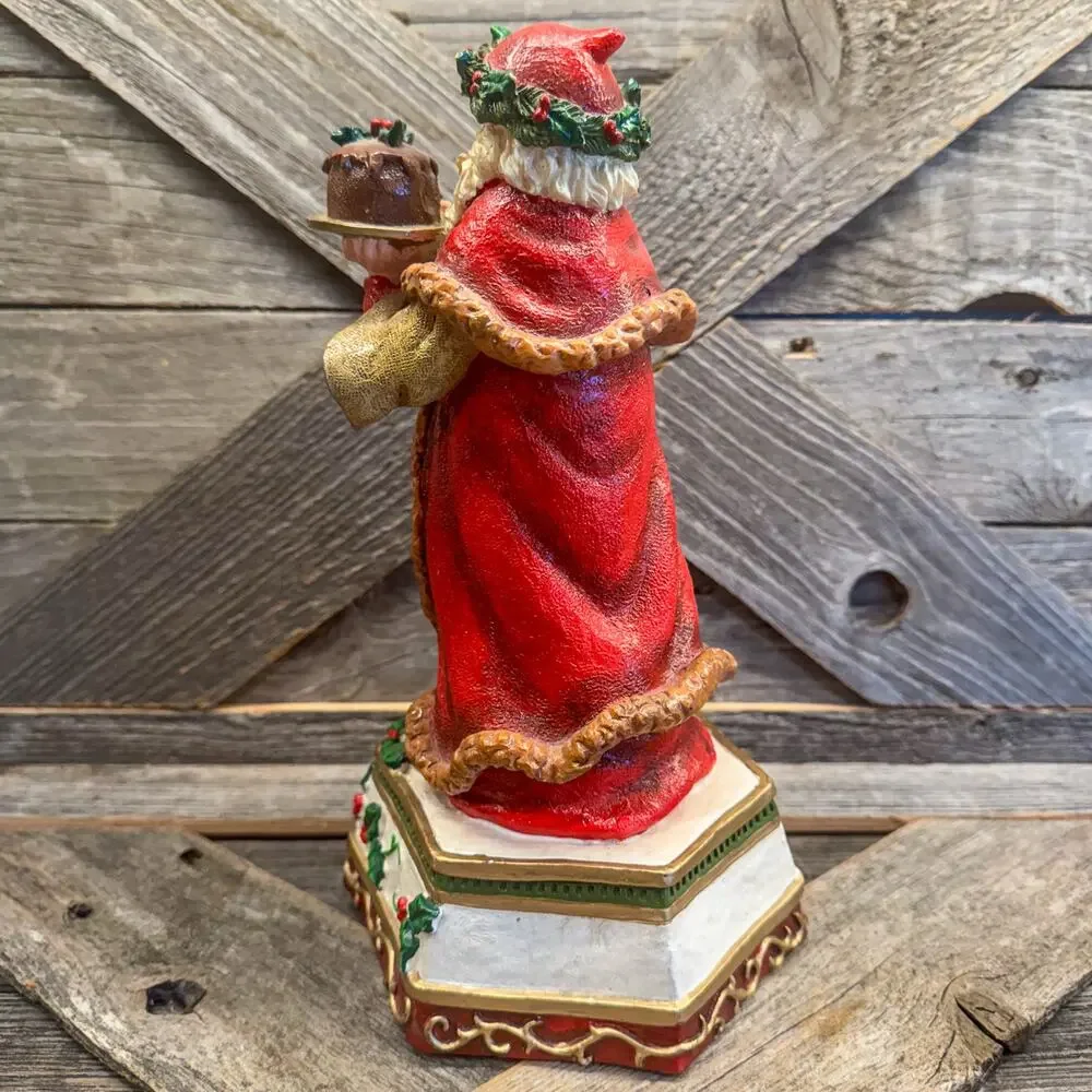 Vintage Visions of Santa 1894 Victorian Cake Figurine Home for Holidays 10